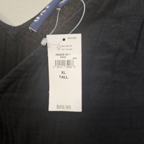 Gap Crinkle Gauze Puff Sleeve Tiered V Neck Mini Dress S/595209-05 NWT Womens Bl - Picture 2 of 4